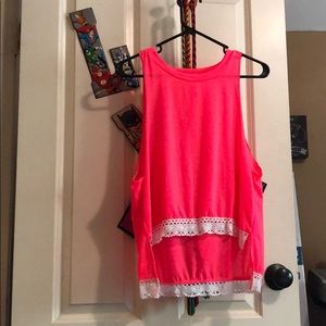High low tank top